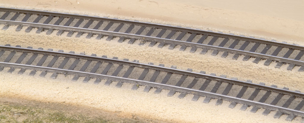 An image of model railroad track.