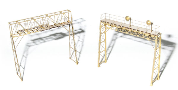 TrainCat Model Sales HO scale Southern Pacific two-track signal bridges