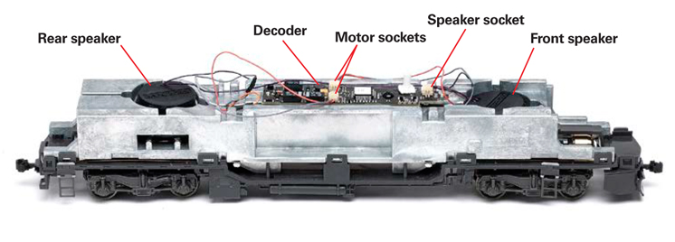 Twoscrewsattachthedecodertothemetalframe