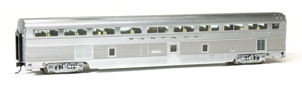 Walthers HO scale Budd 85-foot Hi-Level step-down coach