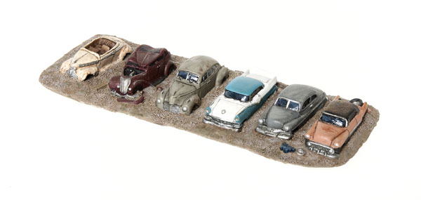 Walthers HO scale scrap yard details