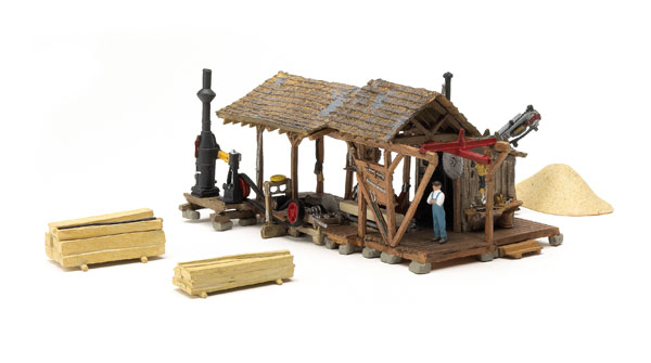 Woodland Scenics HO scale Buzzs Saw Mill