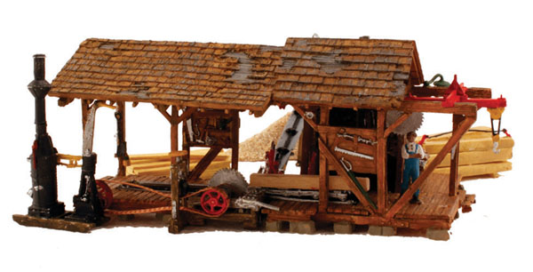 Woodland Scenics HO scale Buzzs Saw Mill