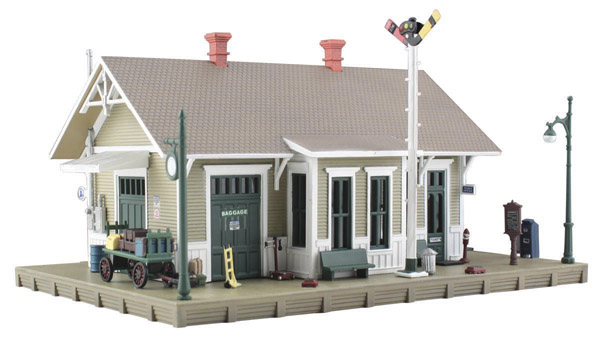 Woodland Scenics HO scale Dansbury depot