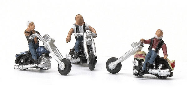 Woodland Scenics N scale bad boy bikers