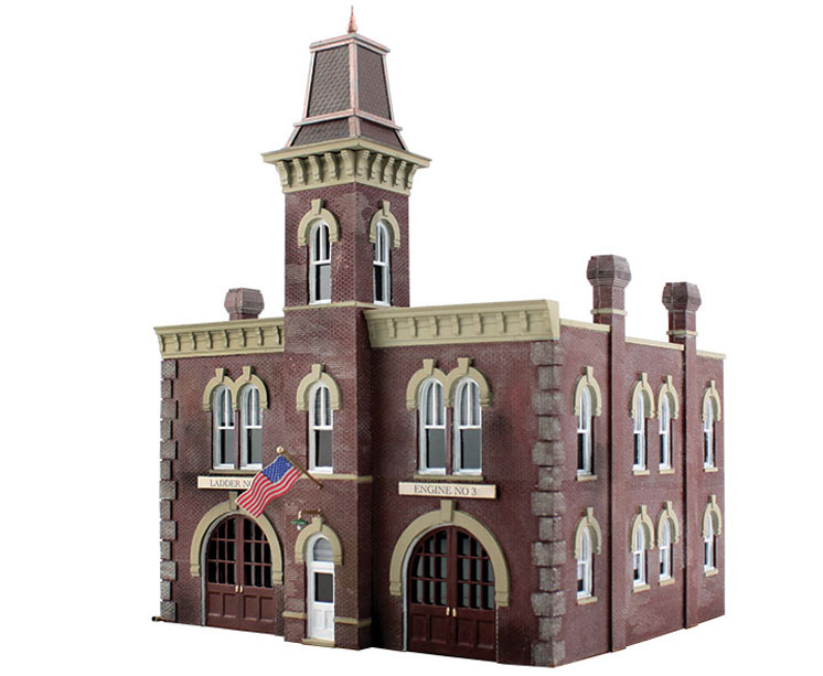 WoodlandScenicsNscaleFireStationNo3