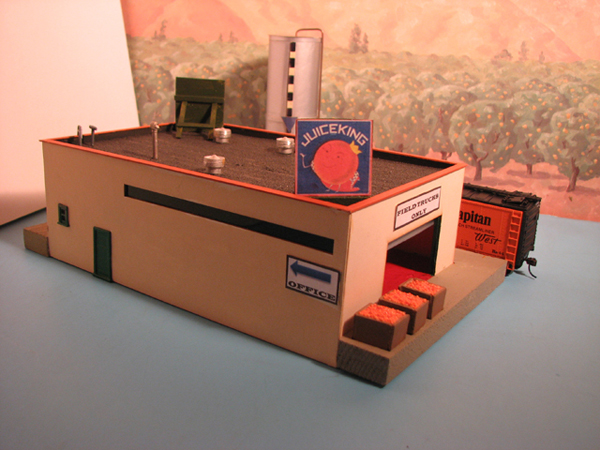 Alpine Division Scale Models LLC HO scale Sunkist Citrus Exchange Annex kit