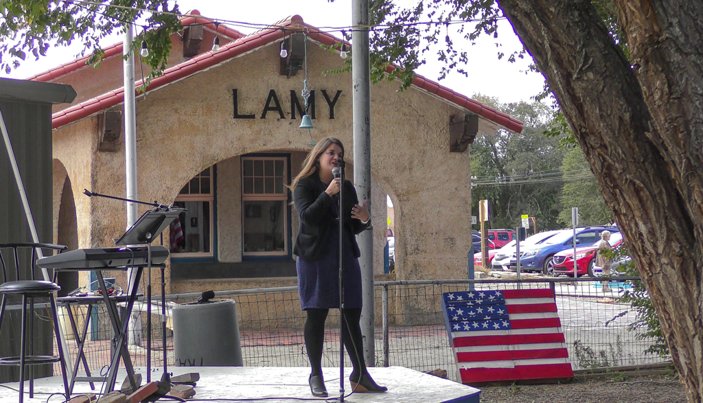 Amtrak Southwest Chief rally Lamy, New Mexico, 2019 by Thomas Scalf