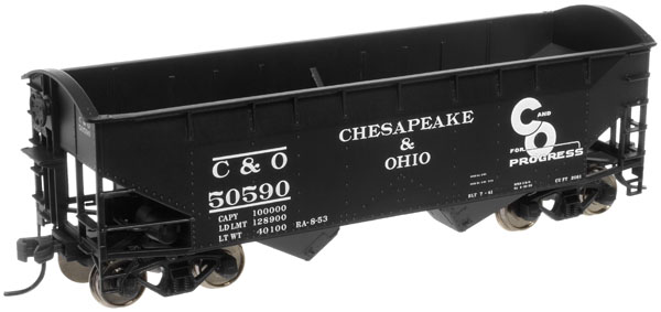 Atlas Model Railroad Co. HO scale two-bay offset-side hopper