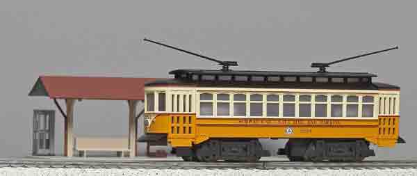 O gauge trolley set by Atlas O Classic Toy Trains Magazine