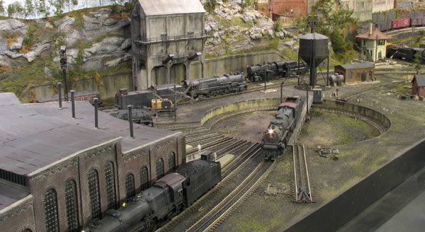 Norm Charbonneau’s locomotive servicing terminal