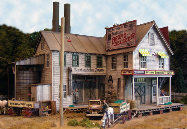 Bar Mills Scale Model Works HO scale American Seltzer Co. kit