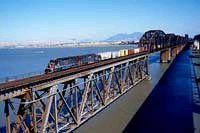 SP engines on Suisun Bay Bridge