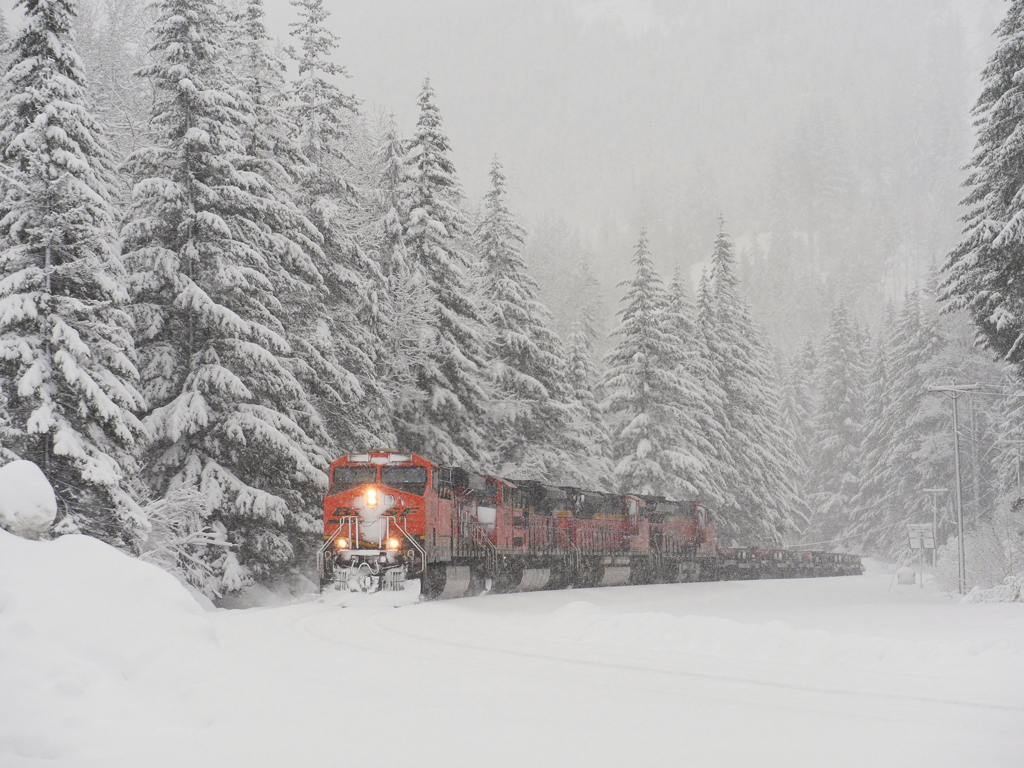 BNSF Railway Berne, Wash., photo by Robert W. Scott