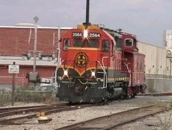 Caboose move on BNSF