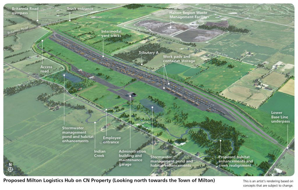 Canadian National Toronto intermodal terminal