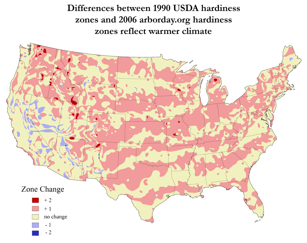 two colored map of United States