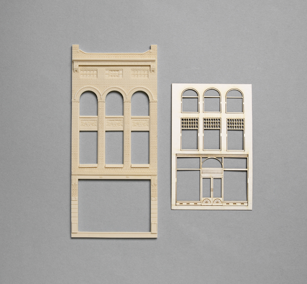 Chooch Enterprises HO scale Branson Building facades