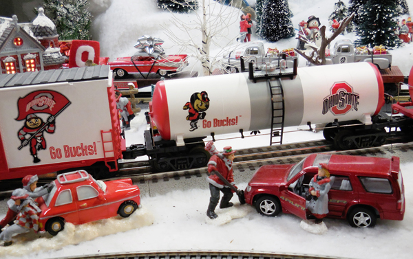 holiday tank cars on layout
