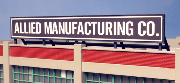 City Classics HO scale rooftop business sign kits