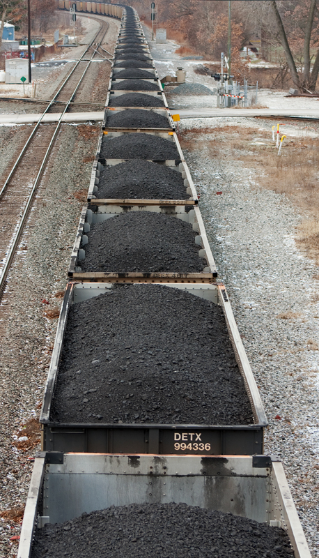 Coal cars, reporting marks