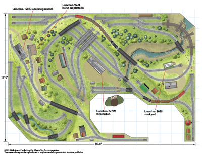 drawing of track plan