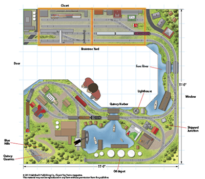 drawing of track plan