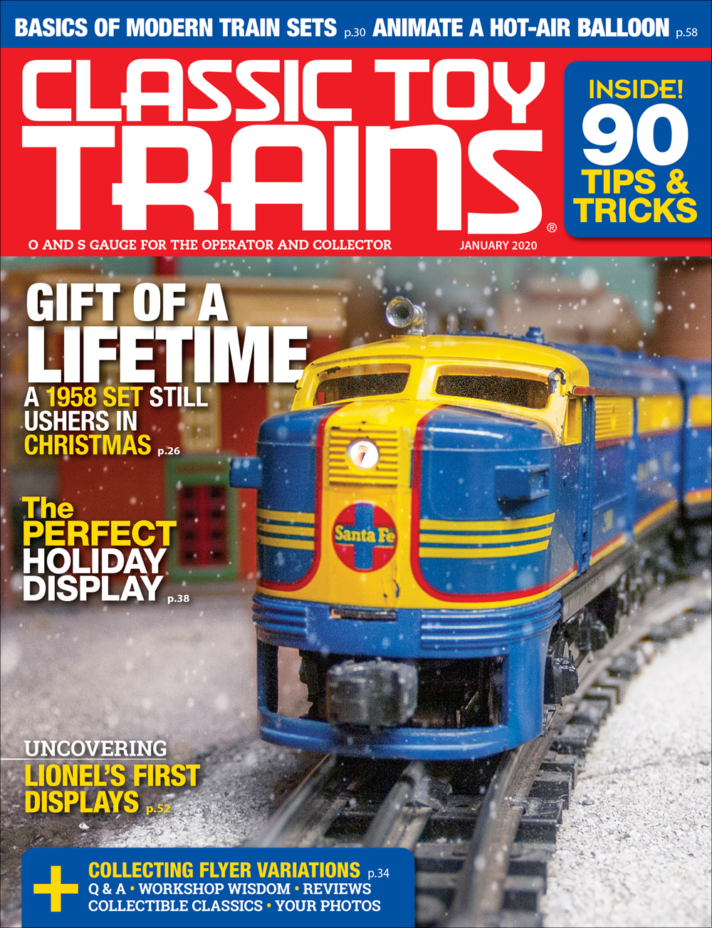 January Classic Toy Trains Magazine
