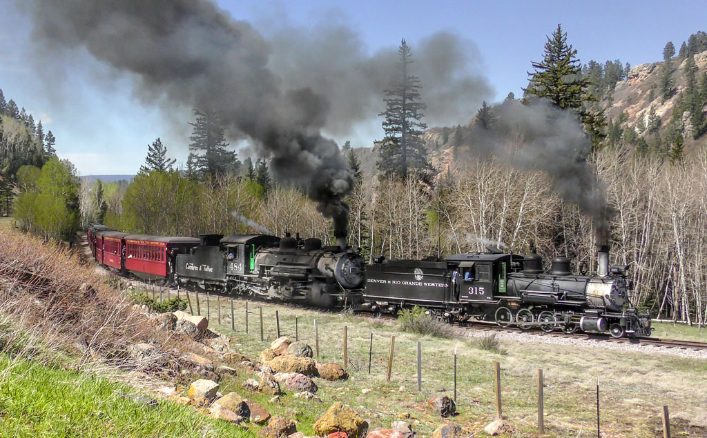 Cumbres and Toltec doubleheader opening 2019 Thomas Scalf