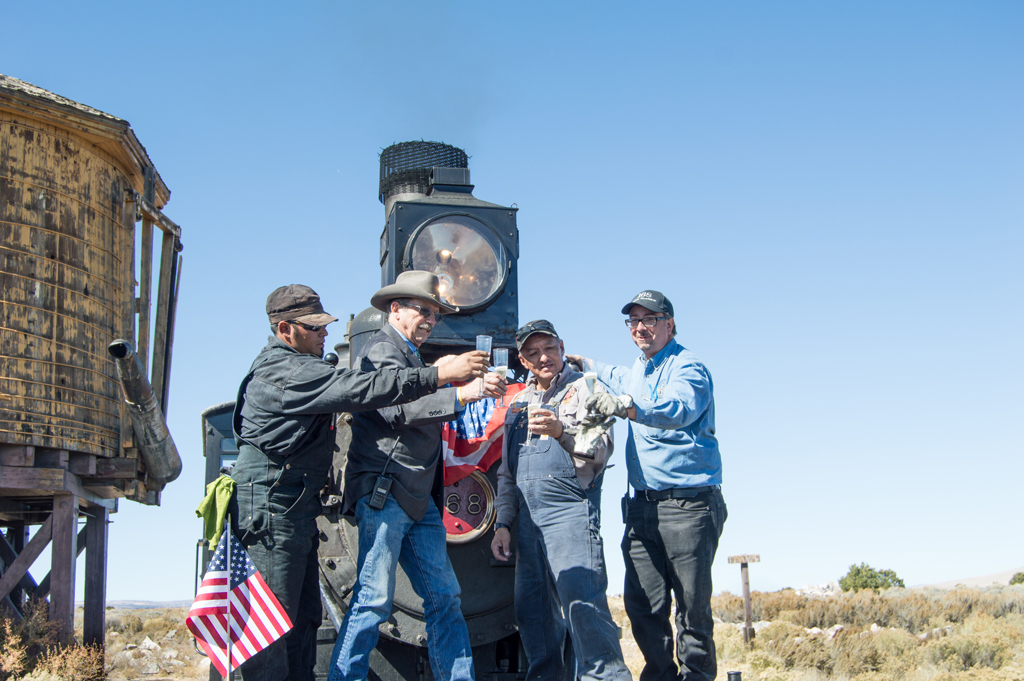 Cumbres & Totlec Scenic ceremony for No. 168 by Thomas Scalf