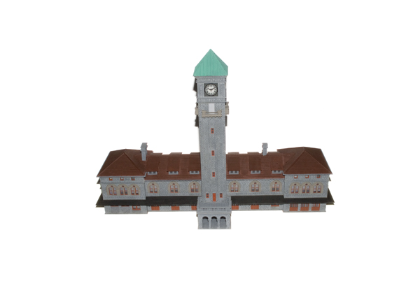 Custom Model Railroads HO scale laser-cut acrylic city structure kits