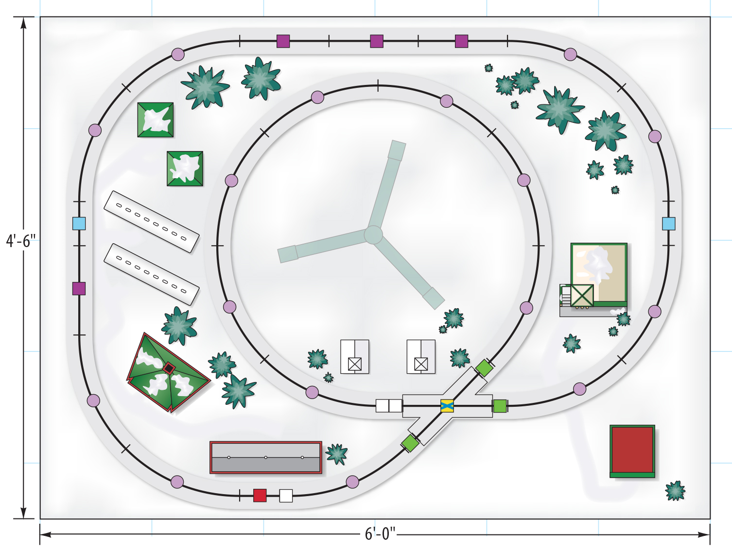 easy_christmas_trackplan