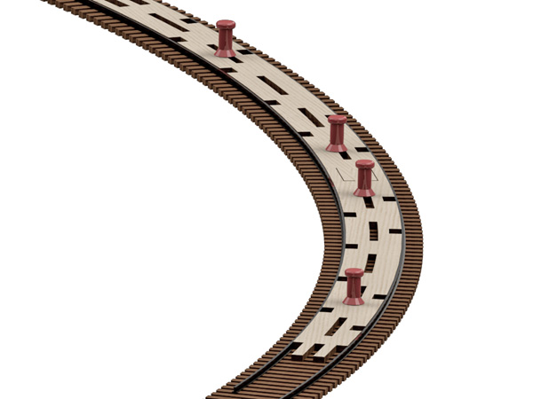 Fast Tracks SweepSticks plywood track gauge