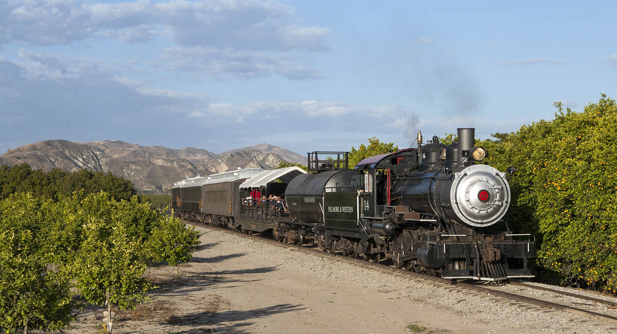 Steam-powered tourist train