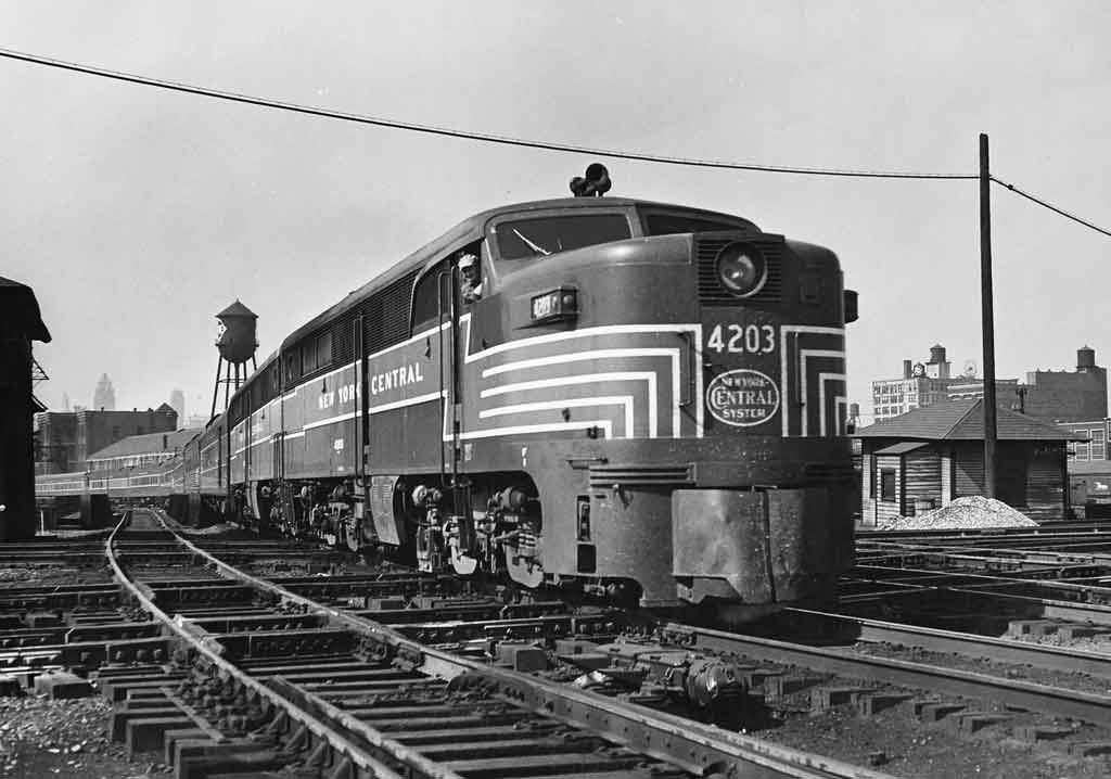 a diesel passenger train