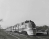 Diesel powered streamline passenger train