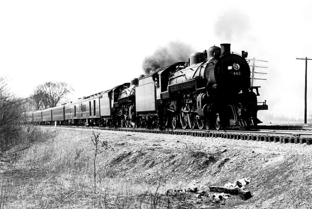 steam engine passenger train