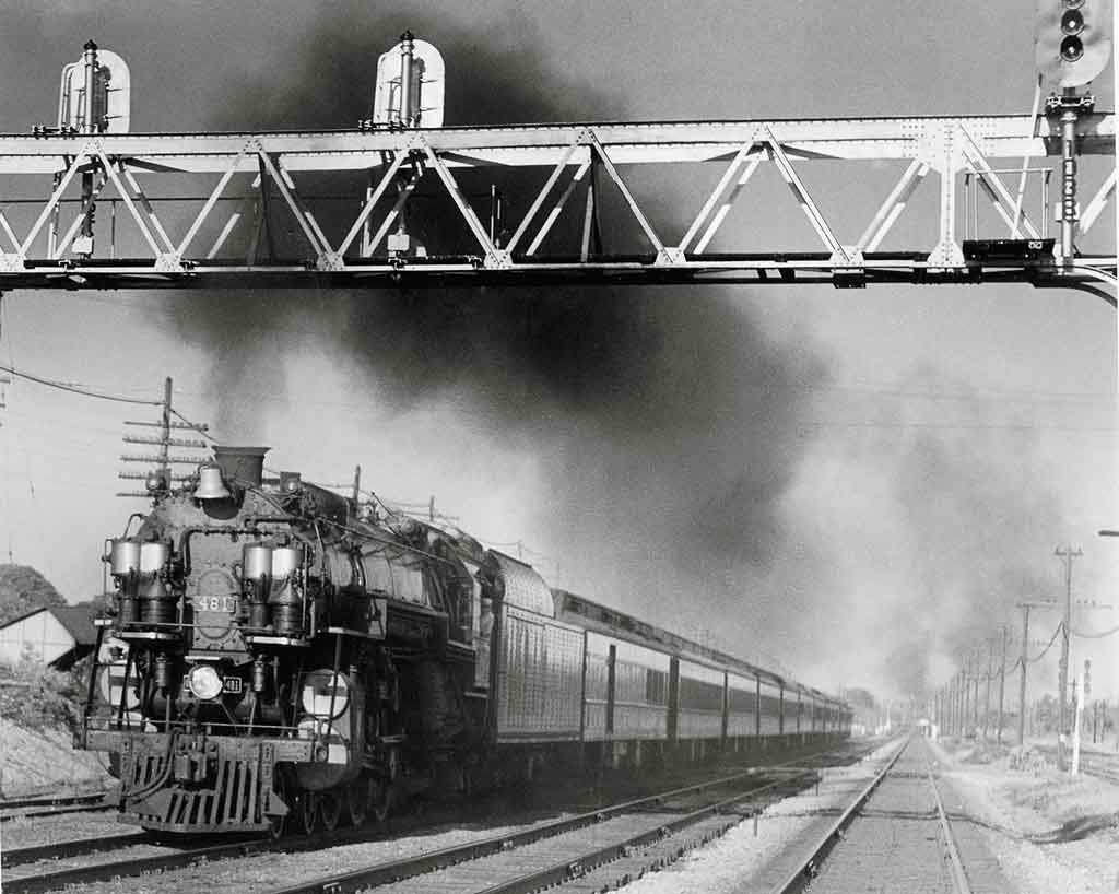 a steam passenger train