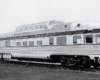 Side view of dome observation car