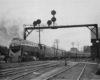 a streamlined passenger train