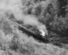 an aerial view of a steam passenger train