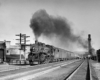 a steam passenger train