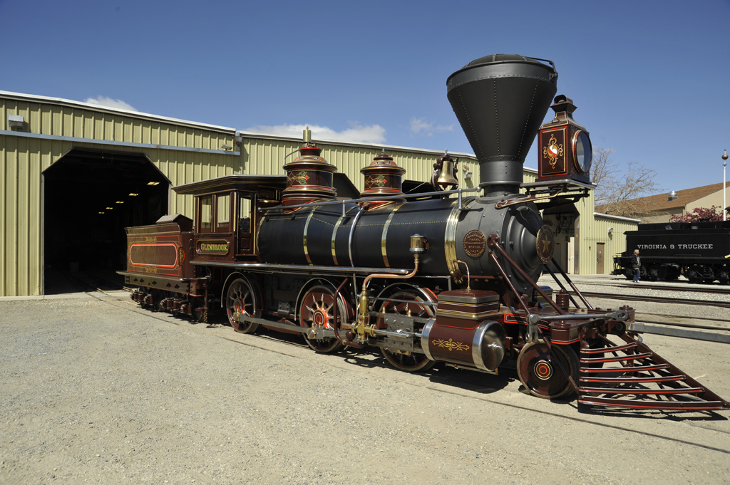 Ornate steam locomotive