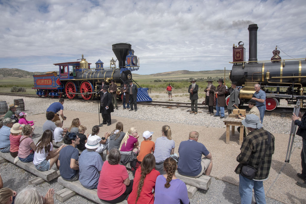 Golden Spike Reenactment ceremony