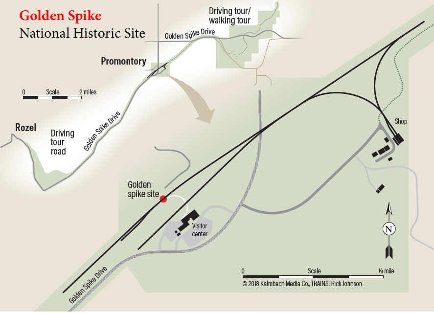 Golden Spike National Historic Site map