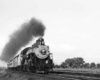 a steam engine passenger train