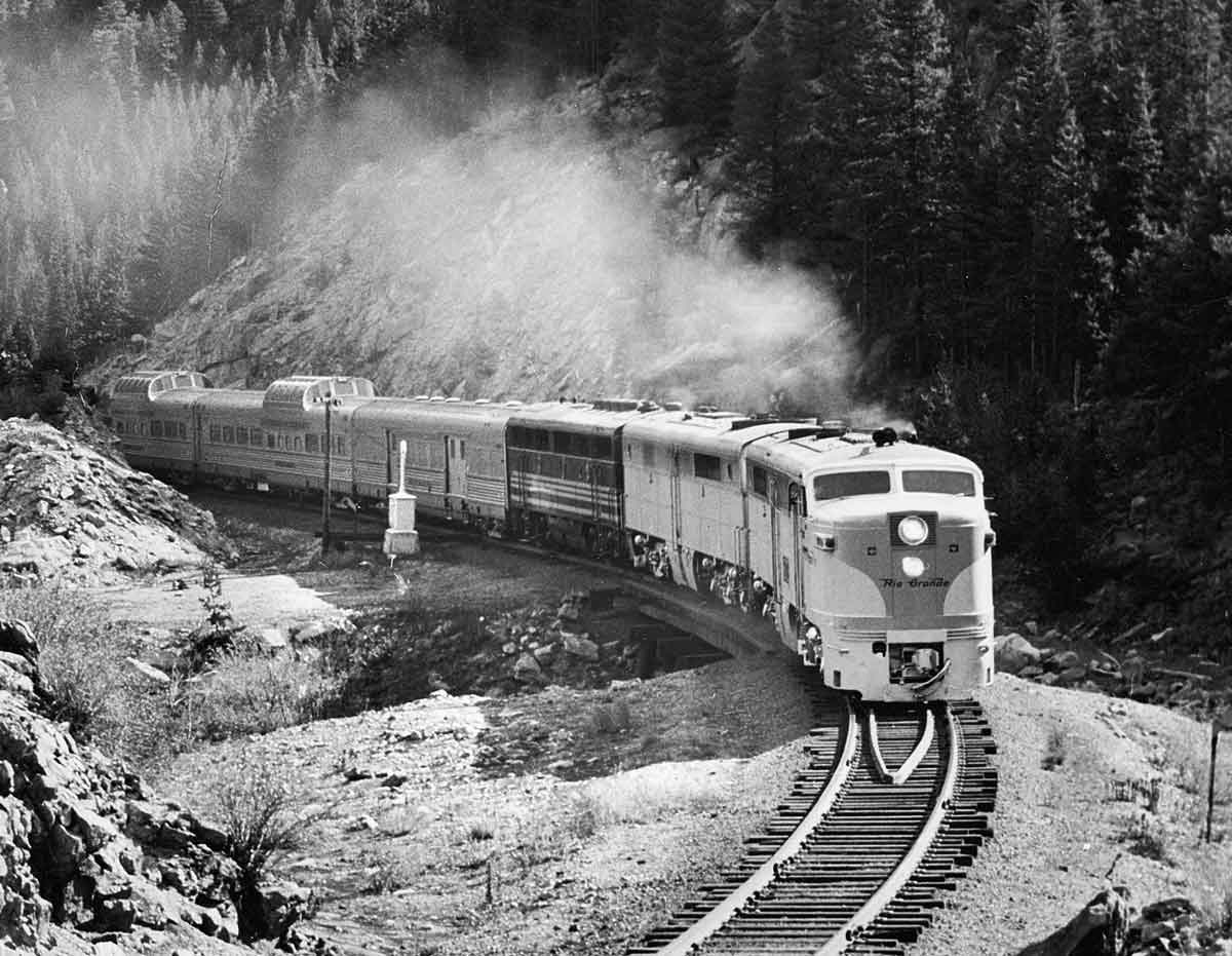 a diesel passenger train