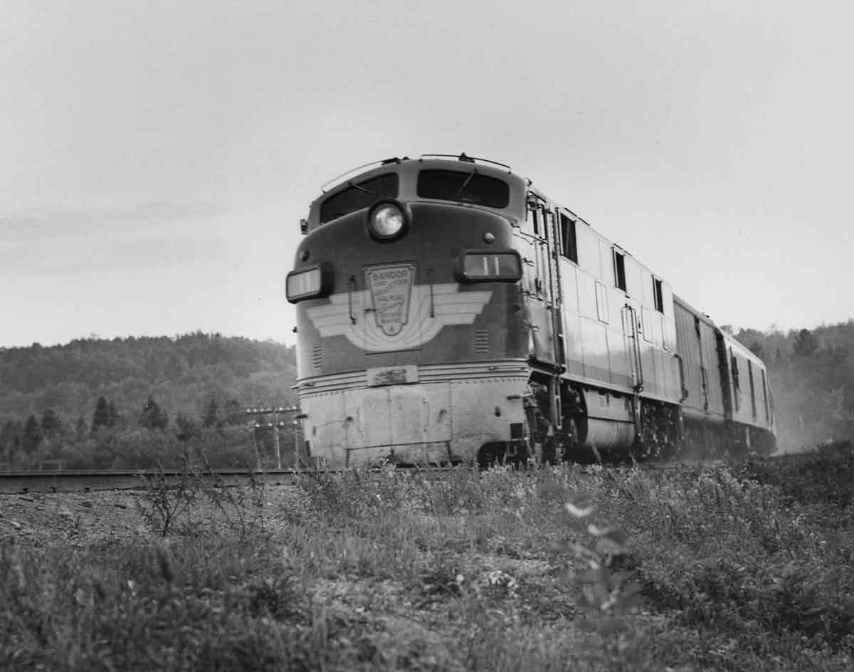 a diesel passenger train