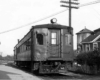 The back of a passenger train