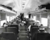 the interior of a coach car